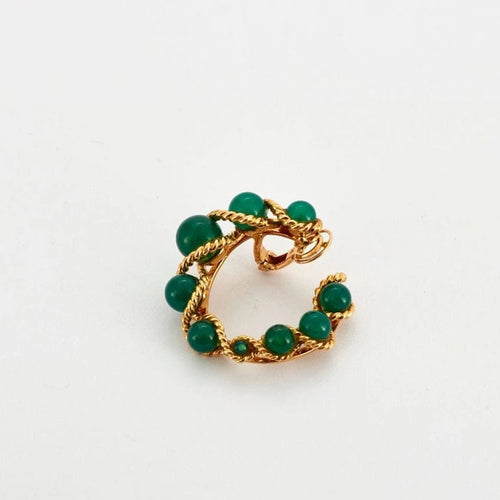 Boucles d'oreilles BOUCHERON - Demie-parure Or Jaune et Chrysoprases 58 Facettes