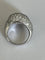 Bague 53 Bague Croisée or gris diamants 58 Facettes LOT 6593