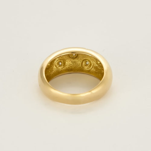 57号戒指 黄金戒指镶钻石 58 Facettes SENS2452X6