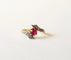 Bague 51 Bague croisée Or Jaune Rubis et Diamants 58 Facettes