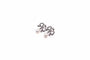Boucles d'oreilles Boucles d'oreilles or blanc Noeuds perles et diamants 58 Facettes 5864