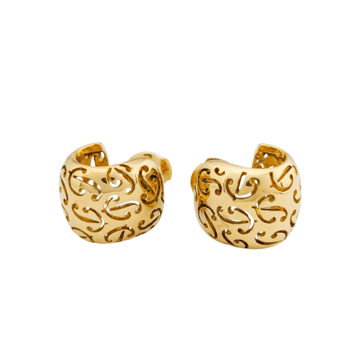 Boucles d'oreilles Poiray - Boucles d'oreilles en or jaune 18 carats 58 Facettes 32188