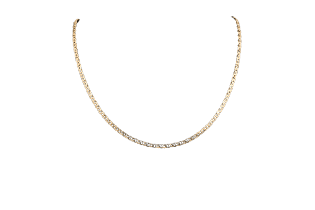 Collier Oro Giallo Chaîne en or jaune 18 kt 24 cm 58 Facettes col323