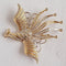 Broche Broche OISEAU DE PARADIS or jaune diamants 58 Facettes R 1137  MKEE