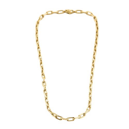Collier Cartier - Chaîne Santos à maille Santos en or jaune 18k 58 Facettes DADB-17