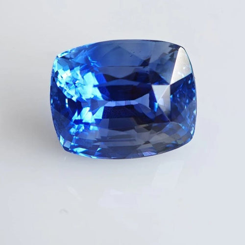 Gemstone Saphir Ceylan coussin non chauffé 14,62 carats 58 Facettes ME-L-03
