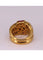 Bague 55 Bague ondulée Or jaune Rubis et Diamants 58 Facettes RNG0016