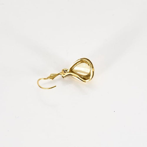 Oorbellen Oorbellen van geelgoud en opaal 58 Facettes CAE3451