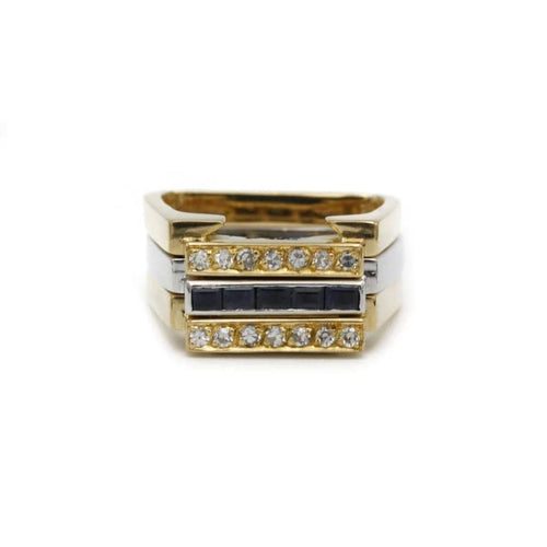 Bague 48 Bagues Or, Diamants & Saphirs - J. Vendôme 58 Facettes 250024R-25R-26R
