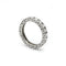 Bague 53 Alliance Américaine - Platine & Diamants 58 Facettes 250415R