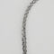 Bracelet Bracelet or blanc barrette de diamants noirs 58 Facettes