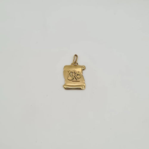 Pendentif Pendentif balance or jaune 58 Facettes