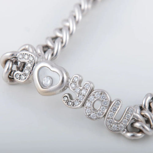 Bracelet Bracelet "Joyou" or blanc Diamants 58 Facettes