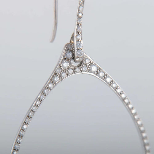 Boucles d'oreilles Boucles d'oreilles Goutte ajourée Diamants 58 Facettes 1