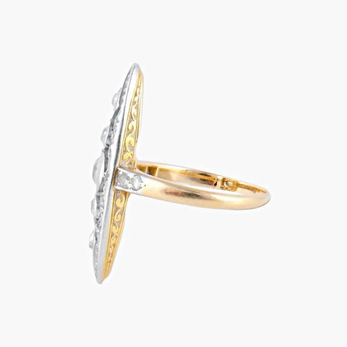 Bague 51 Bague Marquise Diamants 58 Facettes