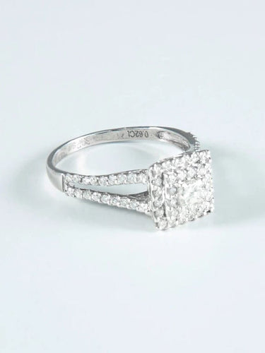 Bague 52 Bague Princesse Diamants 58 Facettes