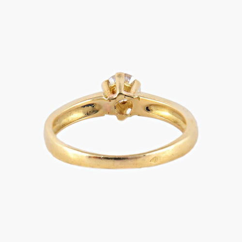 Bague 50 Bague Solitaire 0.35ct 58 Facettes