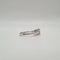 Bague 56 Bague or blanc 18 carats sertie de diamants naturels 58 Facettes