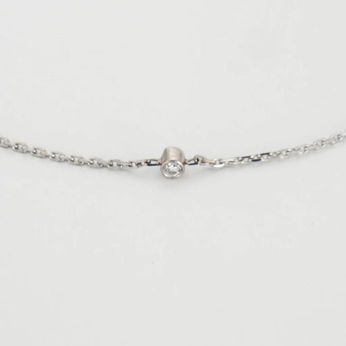 Bracelet Bracelet or blanc diamant 58 Facettes