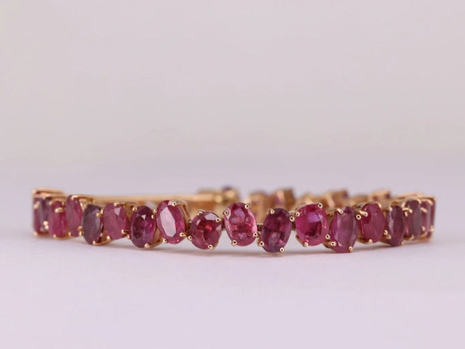 Bracelet Bracelet Rubis Diamants 58 Facettes P3