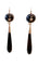 Boucles d'oreilles Boucles d'oreilles Or jaune Onyx Agate 58 Facettes