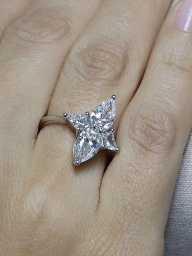 Bague 54 Bague Or blanc Diamant 58 Facettes P402