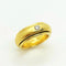 Bague 50 Bague Jonc Anneau Central Mobile Or Diamant 58 Facettes 20400000582