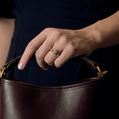 戒指52.5 18k黄金戒指 钻石 58 Facettes DRE1847X2