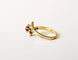 Bague 51 Bague croisée Or Jaune Rubis et Diamants 58 Facettes