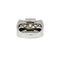 Bague 55 Bague or blanc et diamants 58 Facettes 240304R