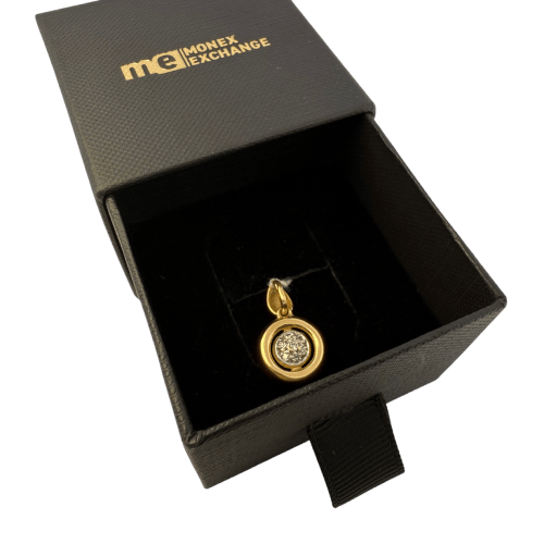 Přívěsek Kulatý přívěsek ze žlutého zlata 18 karátů 2,1 g 58 Facettes 250019