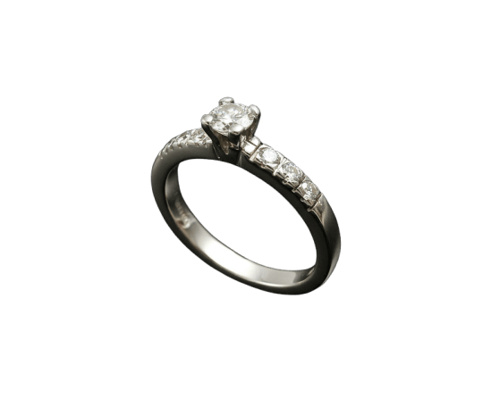 Bague Biandrate Gioielli - Bague en or blanc 18 carats et diamants 58 Facettes