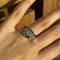 Bague 55 Bague or blanc et diamants 58 Facettes 240304R