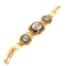 Bracelet Bracelet Napoléon III en or jaune et micro-mosaïques 58 Facettes AB67