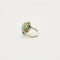 Bague 49 Bague cabochon jade et diamants en or blanc 18 carats 58 Facettes 1933