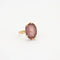 Bague 46 Bague Or jaune, quartz rose 58 Facettes