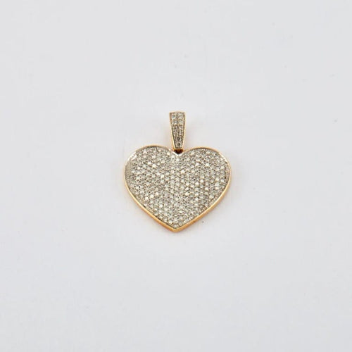 Pendentif Pendentif Cœur pavage Diamants 58 Facettes FL237