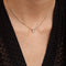 Collier Collier en Or gris et diamant 58 Facettes