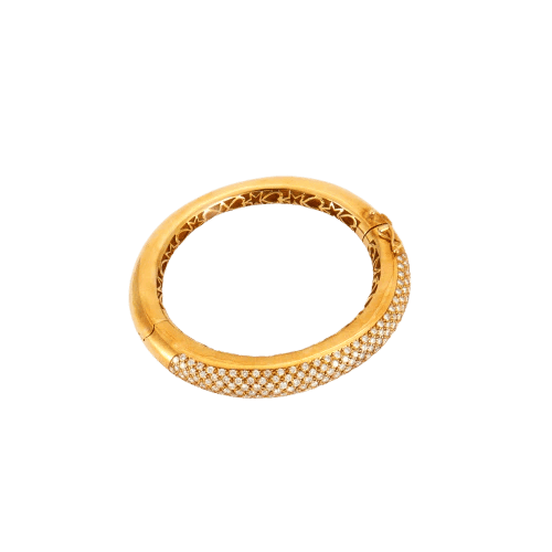 Bracelet Bracelet Or jaune pavage Diamants 58 Facettes