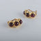 Boucles d'oreilles Boucles d'oreilles Grenats cabochon 58 Facettes 1