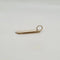 Pendentif Pendentif plaque or jaune sertie d’un diamant naturel 58 Facettes