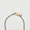 Collier Dalumi - Collier pendentif anneaux en or jaune, or gris et diamants 58 Facettes ALGU29