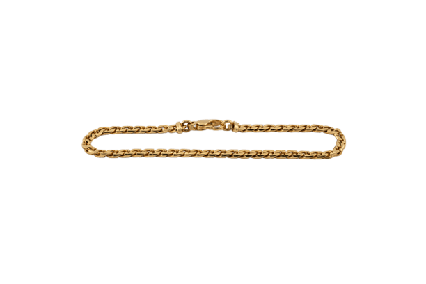 Bracelet Oro Giallo Bracelet homme en or jaune 18 ct 58 Facettes col175