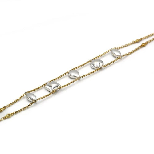Bracelet Bracelet Or bi-colore Pampilles - DJULA 58 Facettes 250409R