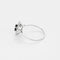 Bague 60.5 Bague marguerite en or blanc, saphir et diamants 58 Facettes 58FC103