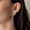 Boucles d'oreilles Boucles d'oreilles note de musique en or rose 18k et saphirs 58 Facettes N2984