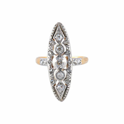 Bague 51 Bague Marquise Diamants 58 Facettes