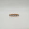 Bague 55 Alliance tour complet or rose sertie de diamants princesses 58 Facettes