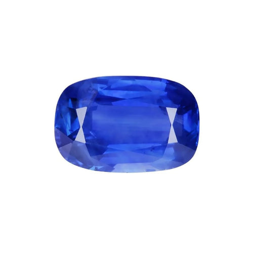 Gemstone Saphir bleu birman non chauffé coussin 13,99 carats 58 Facettes ME-L-02