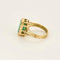 Bague 56 Bague en or jaune 18K sertie d’une émeraude 5 ct 58 Facettes 58FC161